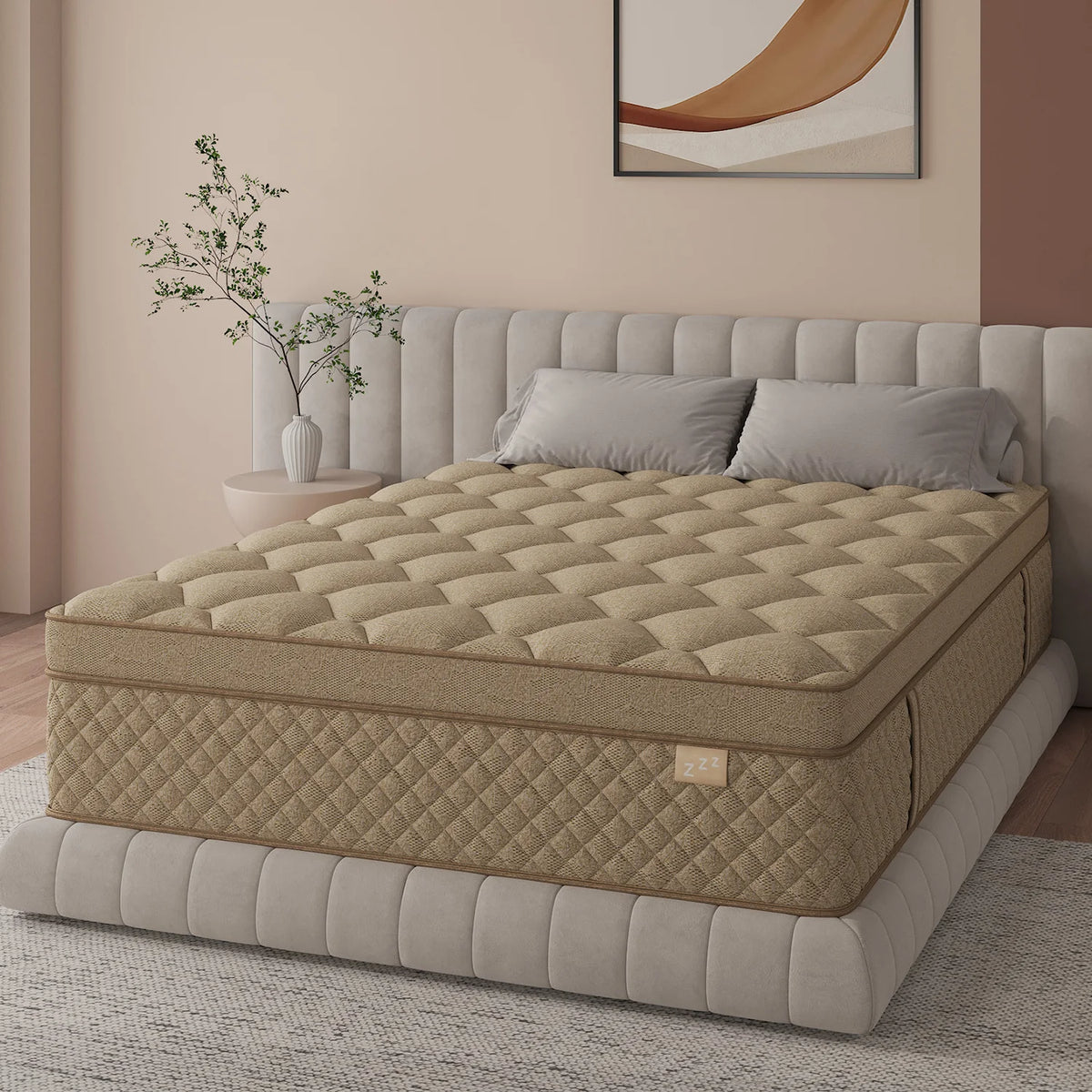 Sweetlove 12 To 14 Inch Gel Memory Foam Hybrid Pocket Spring Mattress
