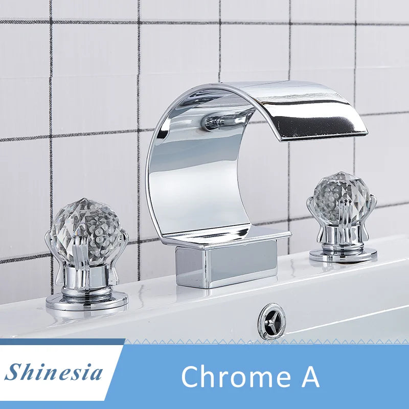 Shinesia Vessel Sink Bathroom Faucet With Hot And Cold Water