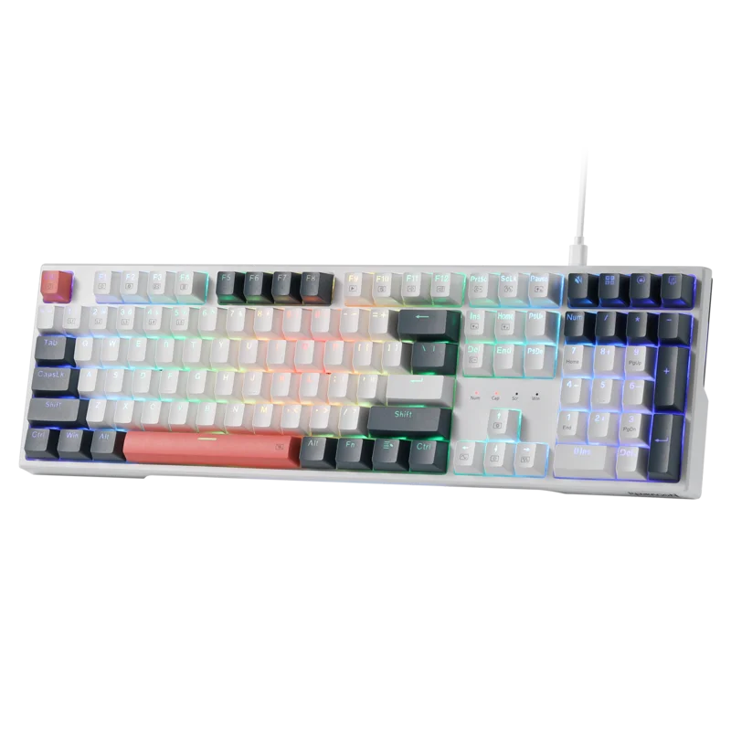 Redragon RGB Wired Mechanical Gaming Keyboard With Four Extra Hotkeys