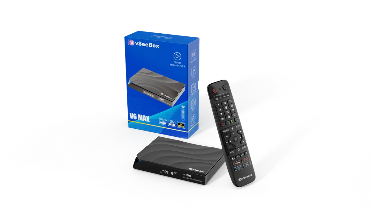 Android V6 Max Streaming Media Box With 8K Display