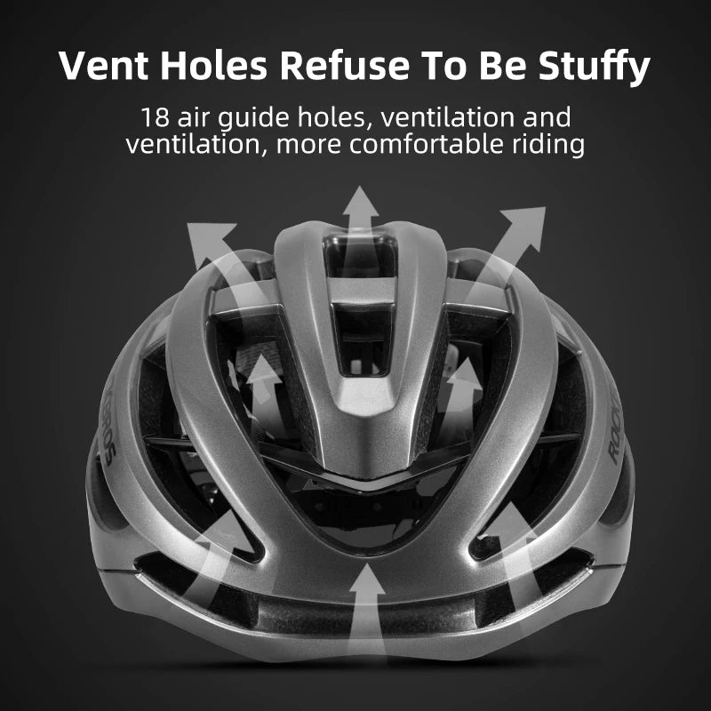 ROCKBROS Bicycle Helmet Ultralight Breathable Shockproof For Road Cycling