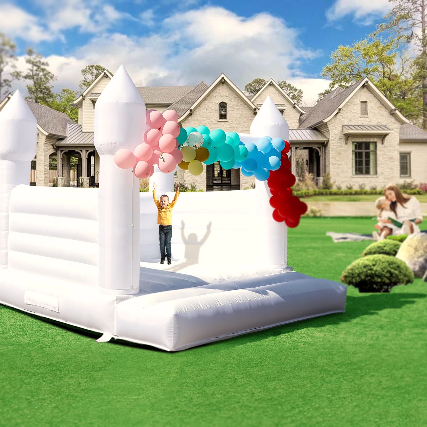 RTS Inflatable Giant Bounce House for Parties and Weddings