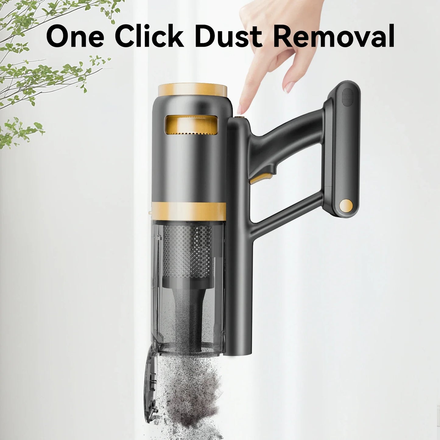 E.LUO Cordless Stick Vacuum Cleaner Handheld Pet Hair Car Home