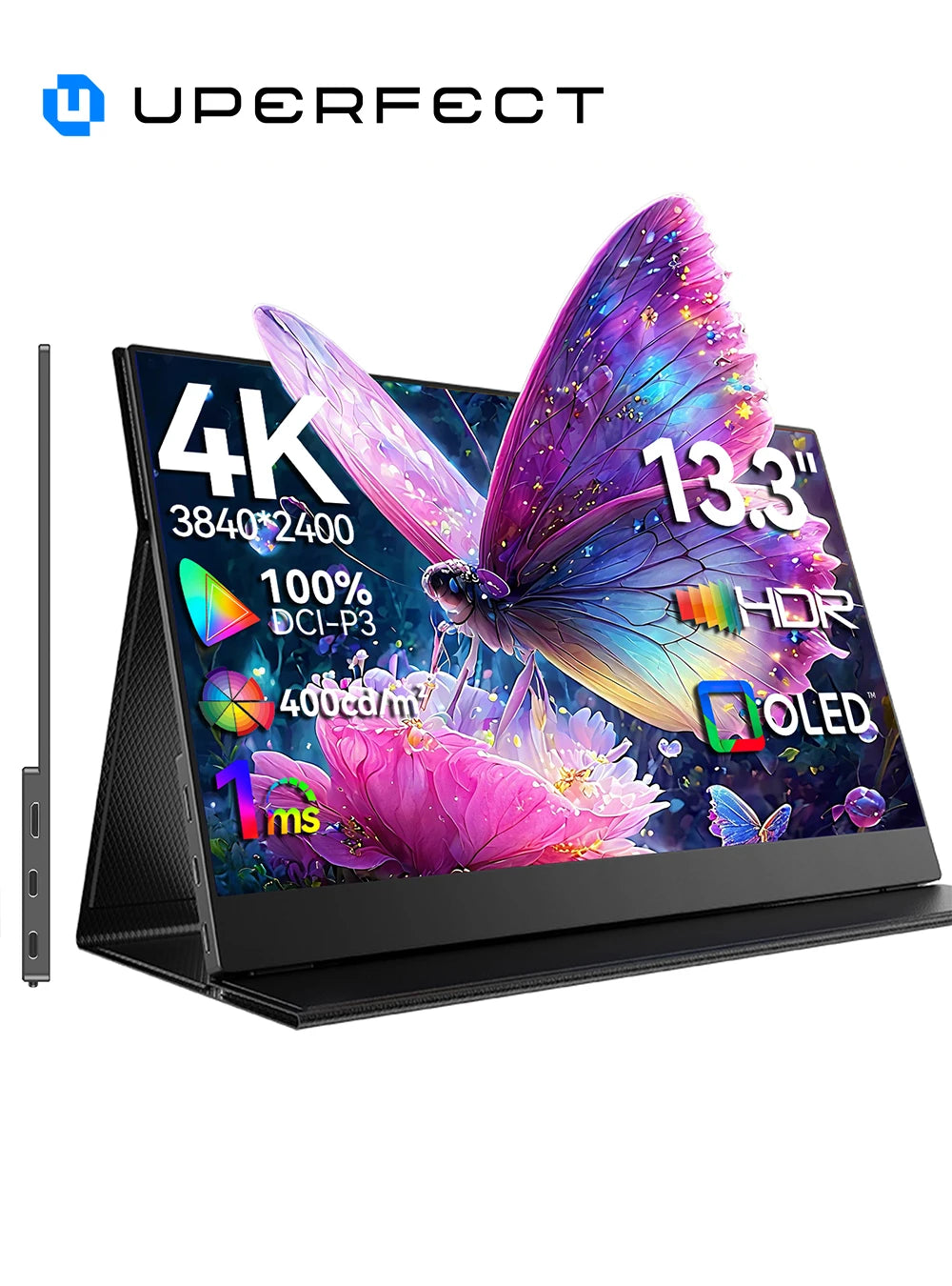 UPerfect Oled Portable Gaming Monitor With Hdmi And Usb-C Support
