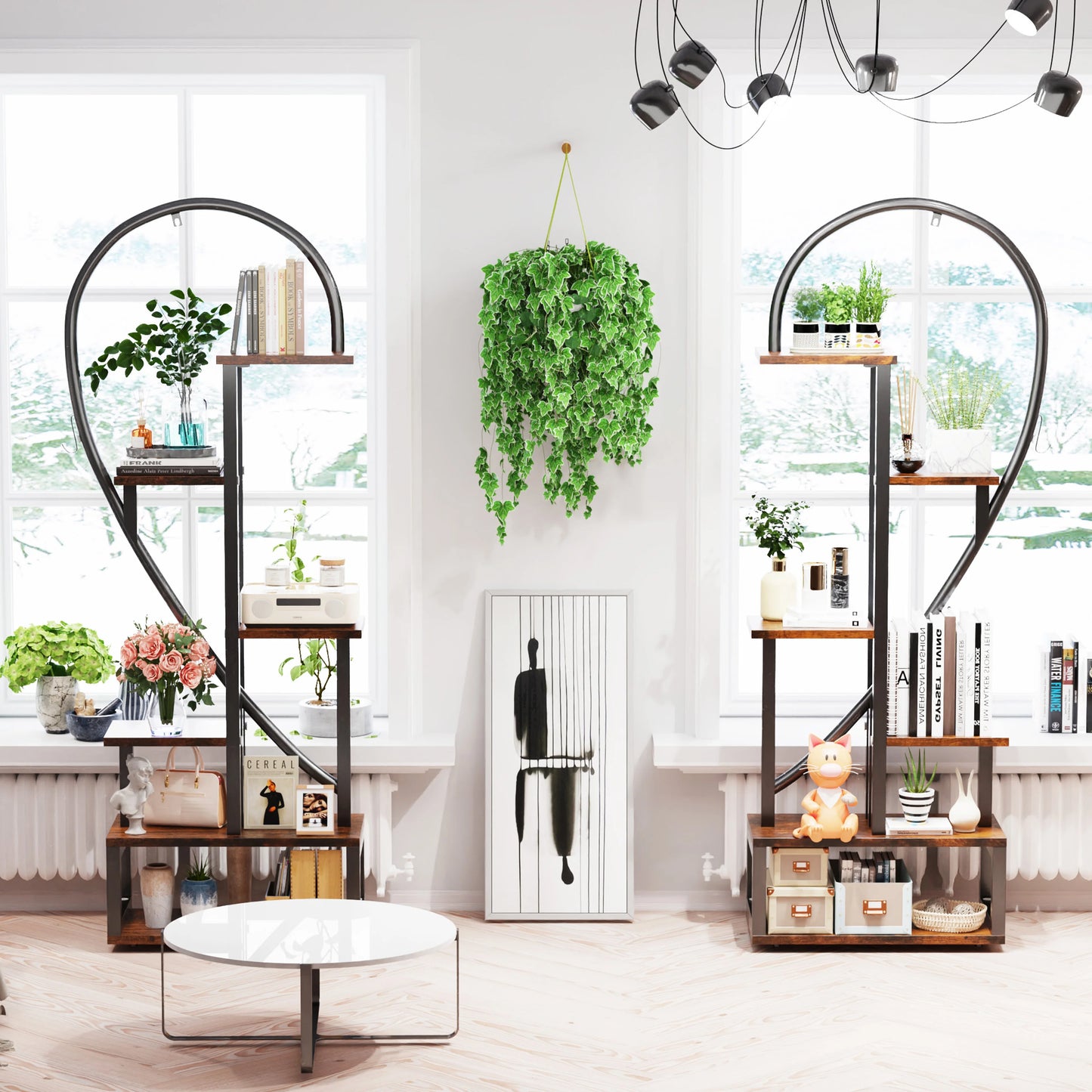 Wisfor 6 Tier Plant Display Shelf With Grow Lights
