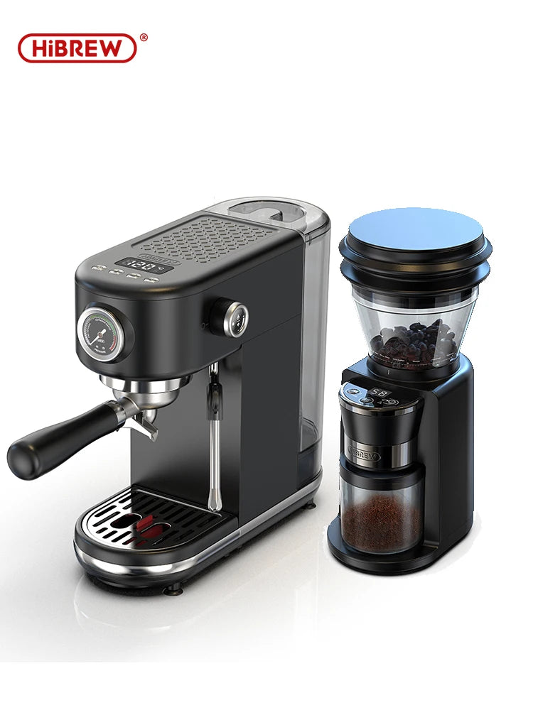 HiBREW 20Bar Semi Automatic Espresso Machine With Adjustable Temperature H10B