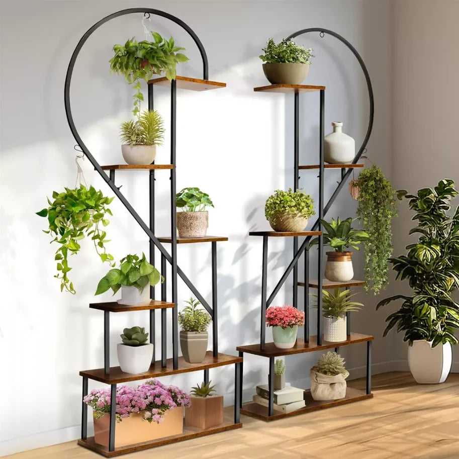 Wisfor 6 Tier Plant Display Shelf With Grow Lights