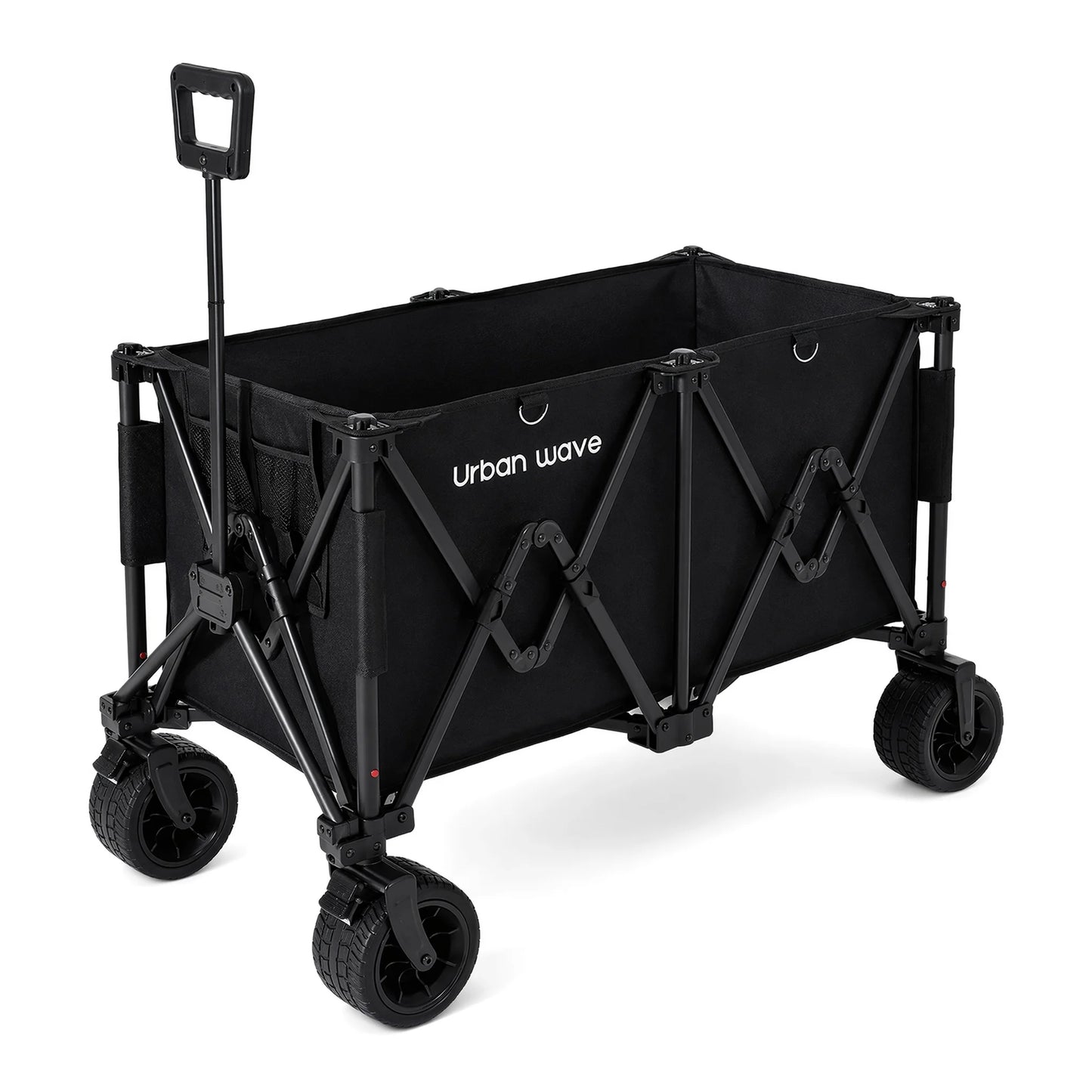 Heavy-Duty Folding Beach Cart With 680-Lb Capacity And All-Terrain Wheels