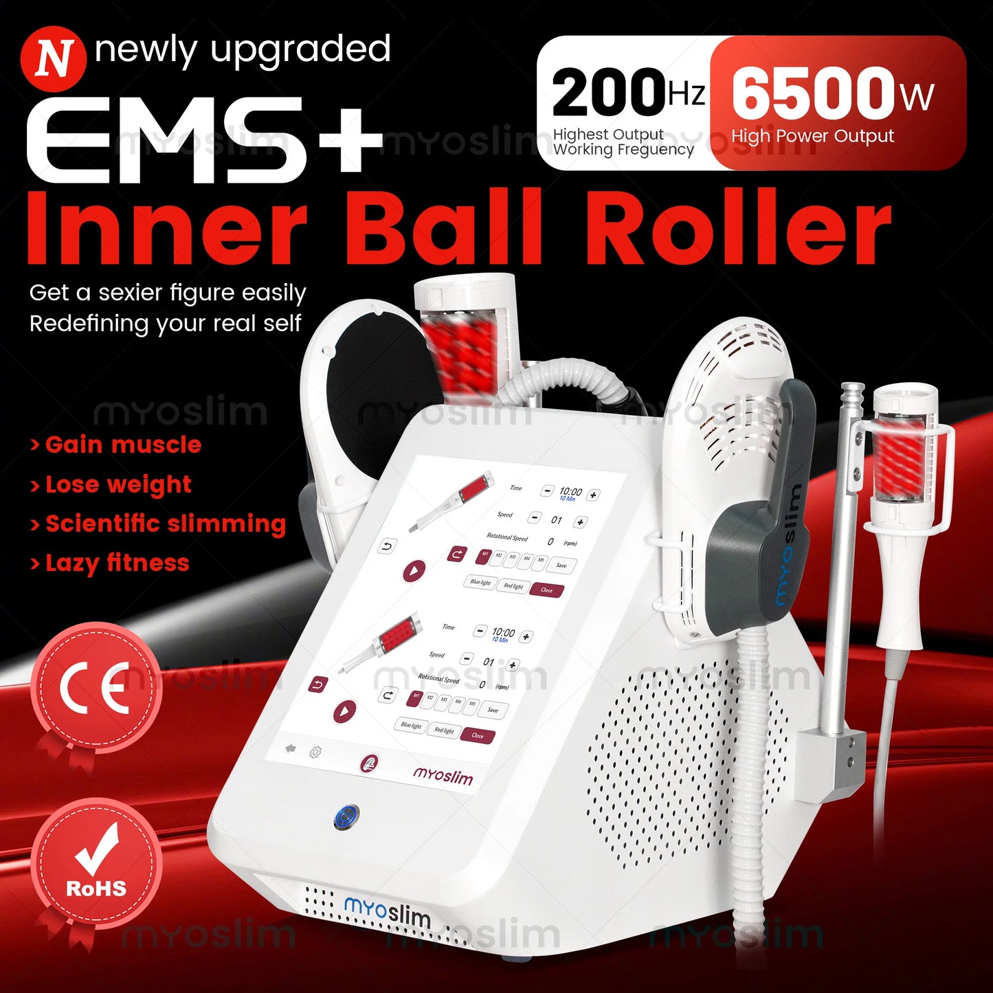 TAIXL EMS MyoSlim Roller RF Body Slimming Machine System