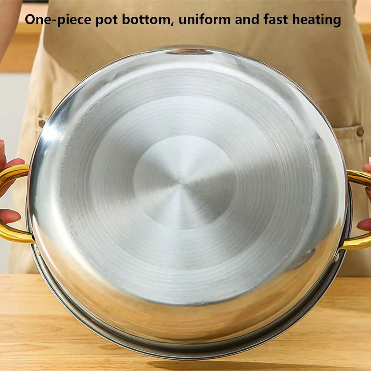 Premium 10 Piece Stainless Steel Cooking Pot Set With Lids