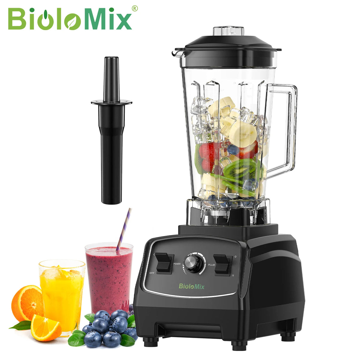 Biolomix Commercial Grade High Power Blender And Juice Processor