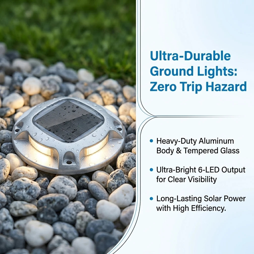 Solar Outdoor Flickering Flame Torch And Ground Lawn Lighting Set