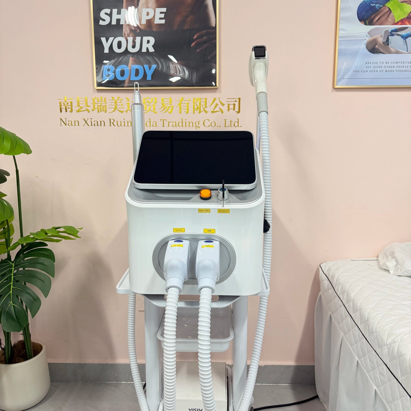 MYOSLIM 2-in-1 Diode Laser Hair Removal Pico QSwitch 808nm