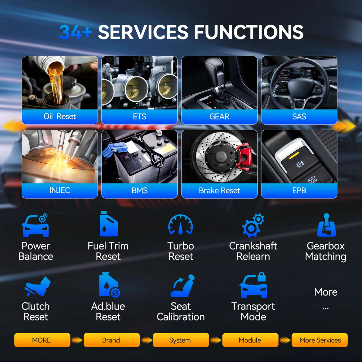 MUCAR 892BT AI  Key Programming  TKEY 101 Automotive Diagnostic Tool Bi directional Obd2 Scanner ECU Coding CANFD DOIP 35 Resets