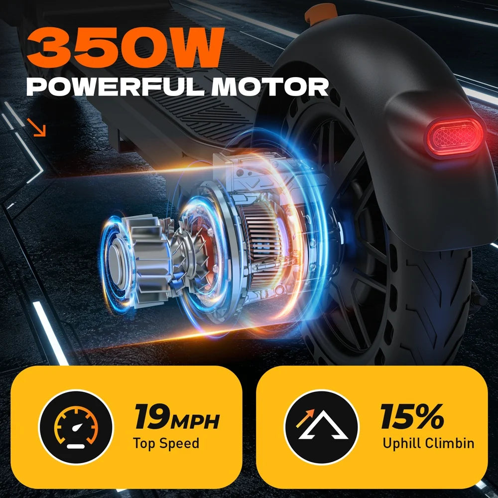 HeroPick C8 Adult Electric Scooter 350W 19 Mph Foldable