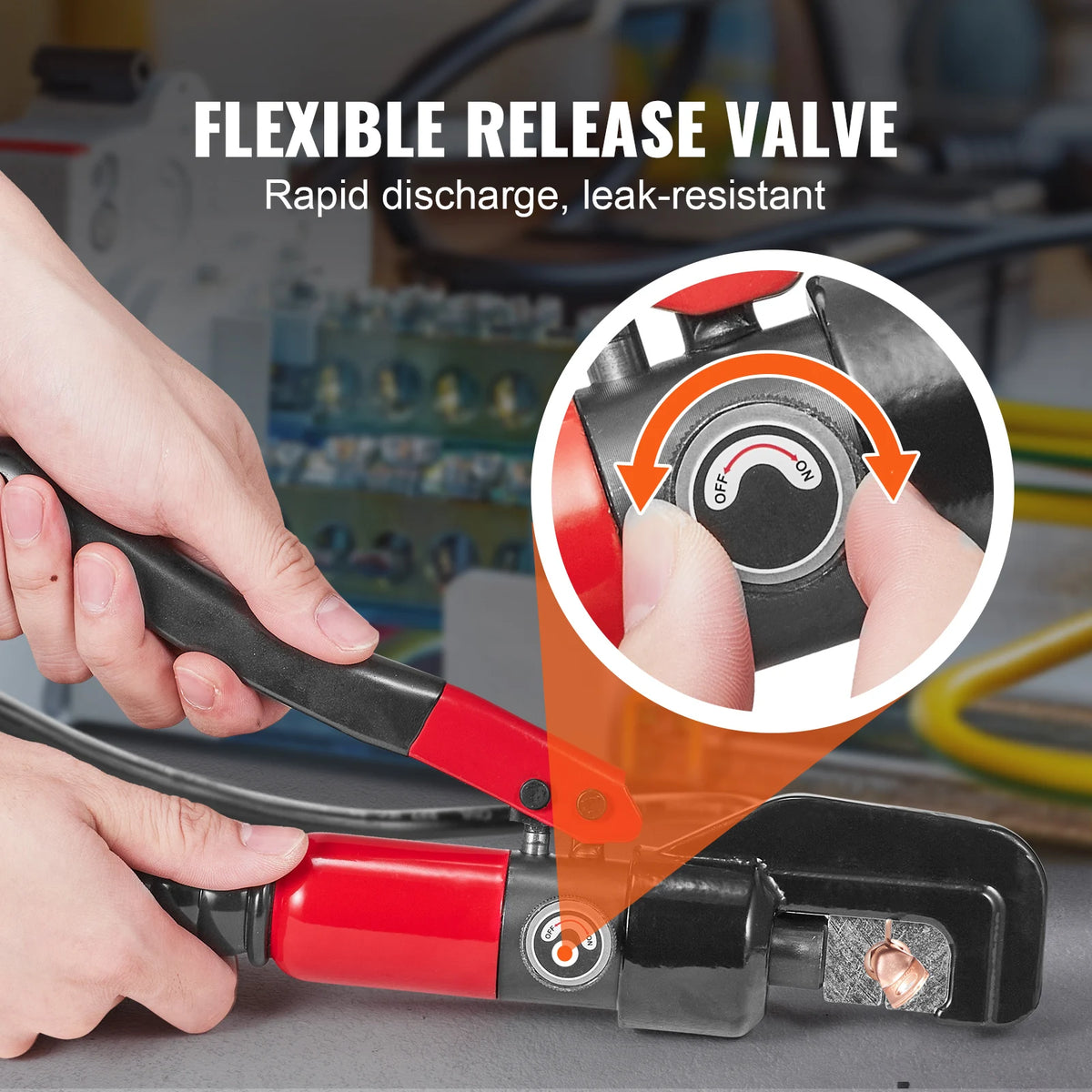 SucceBuy Hydraulic Crimping Tool For Copper And Aluminum Cable Lugs
