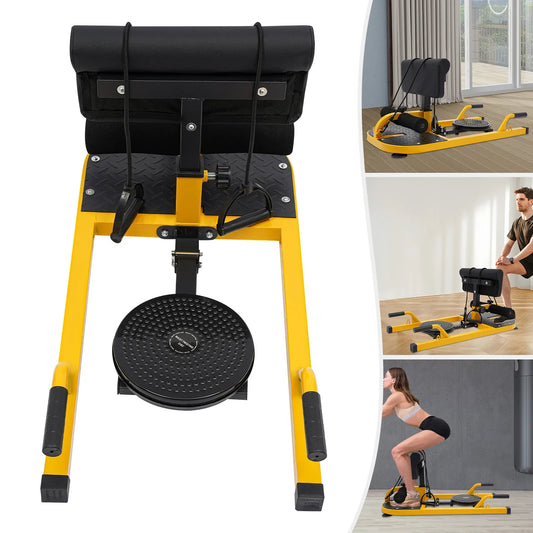 Deep Squat Trainer With Adjustable Backrest And Leg Hook