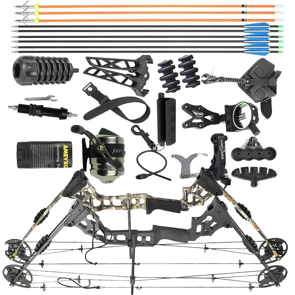 Adjustable Compound Bow For Hunting And Archery Target Shooting