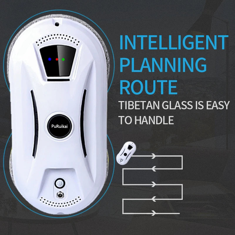 PuRuikai Ultra Thin Window Cleaning Robot With Remote Control