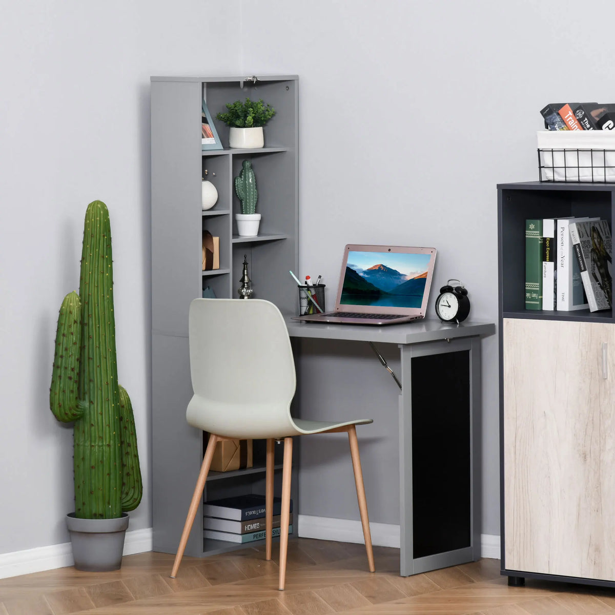 Homcom Modern Wall Mounted Fold Out Office Computer Desk