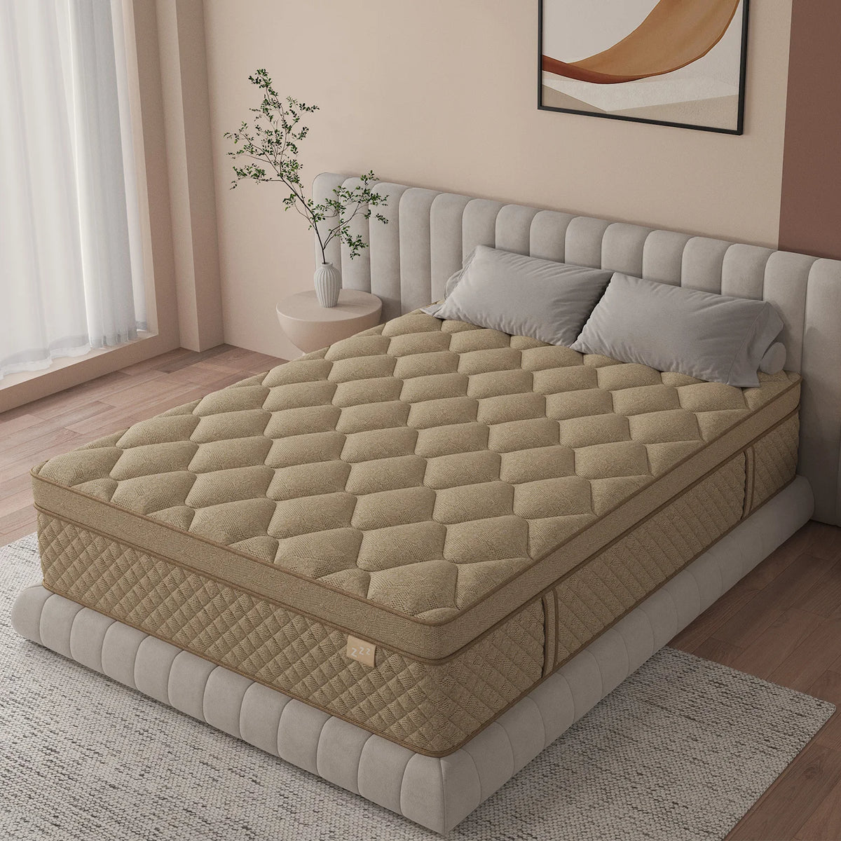 Sweetlove 12 To 14 Inch Gel Memory Foam Hybrid Pocket Spring Mattress