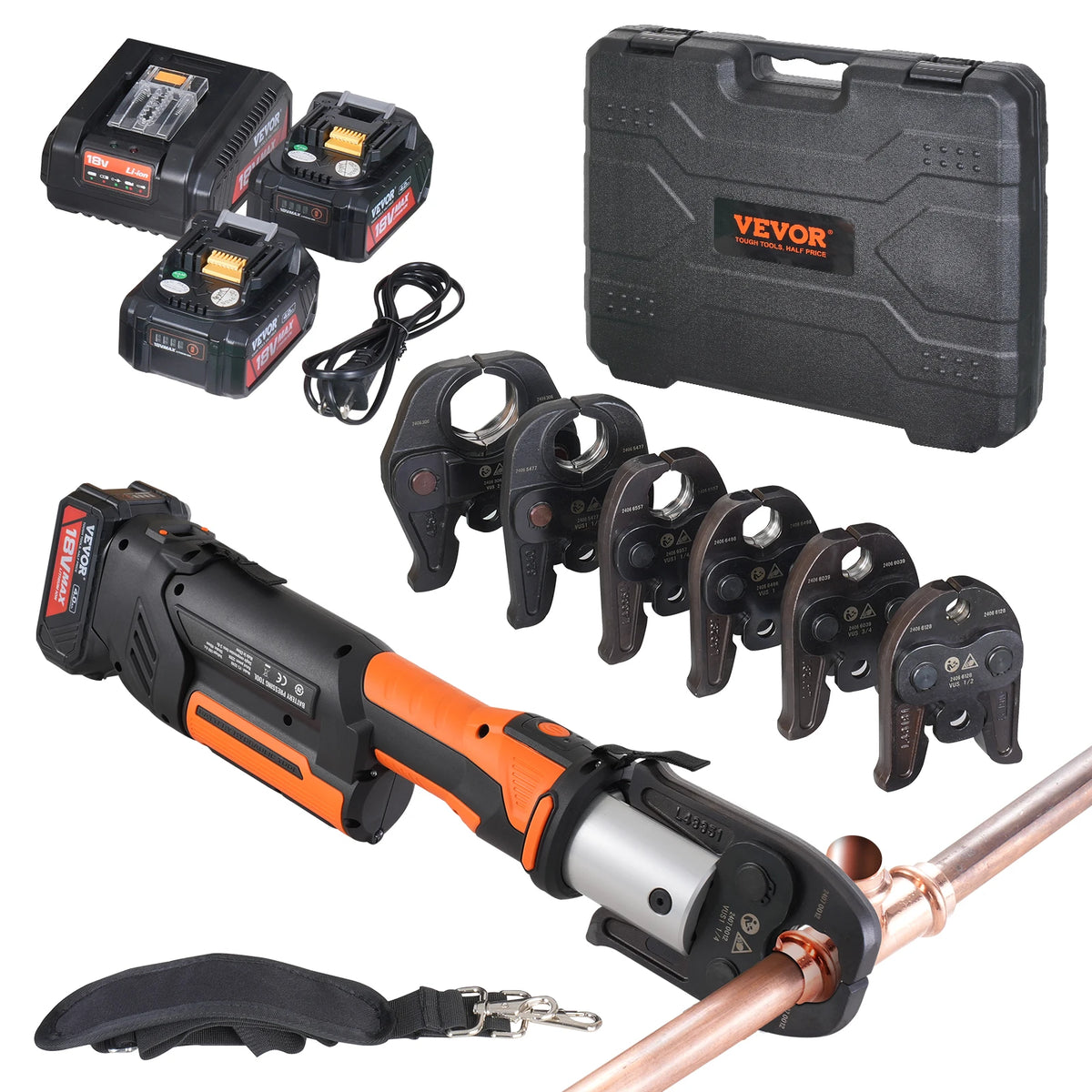 SucceBuy Electric Pipe Crimping Press Tool With Brushless Motor