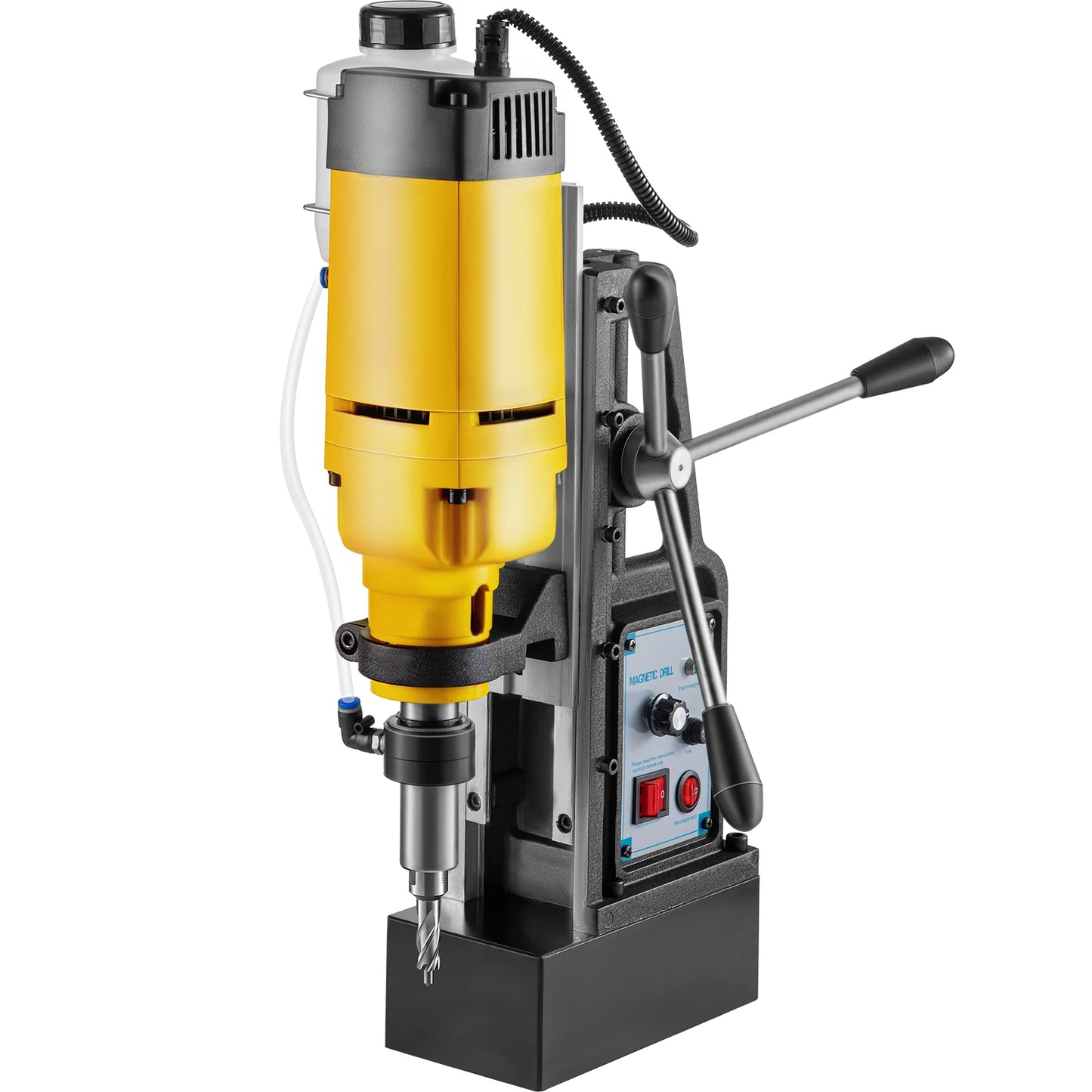 SucceBuy Magnetic Drill Press 750W Stepless Speed Electric Bench