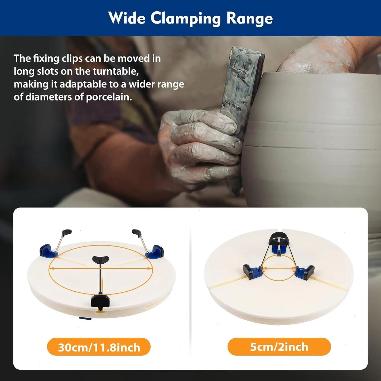 Bymaocar Pottery Wheel Centering Tool And Turntable Clamp