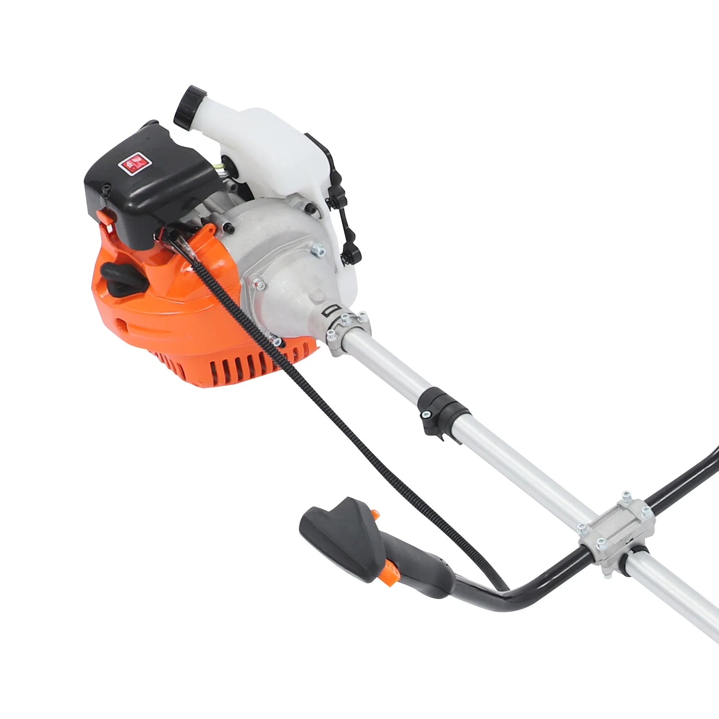 Gas Weed Trimmer 42.7cc 2 Stroke Brush Cutter With 3 Heads