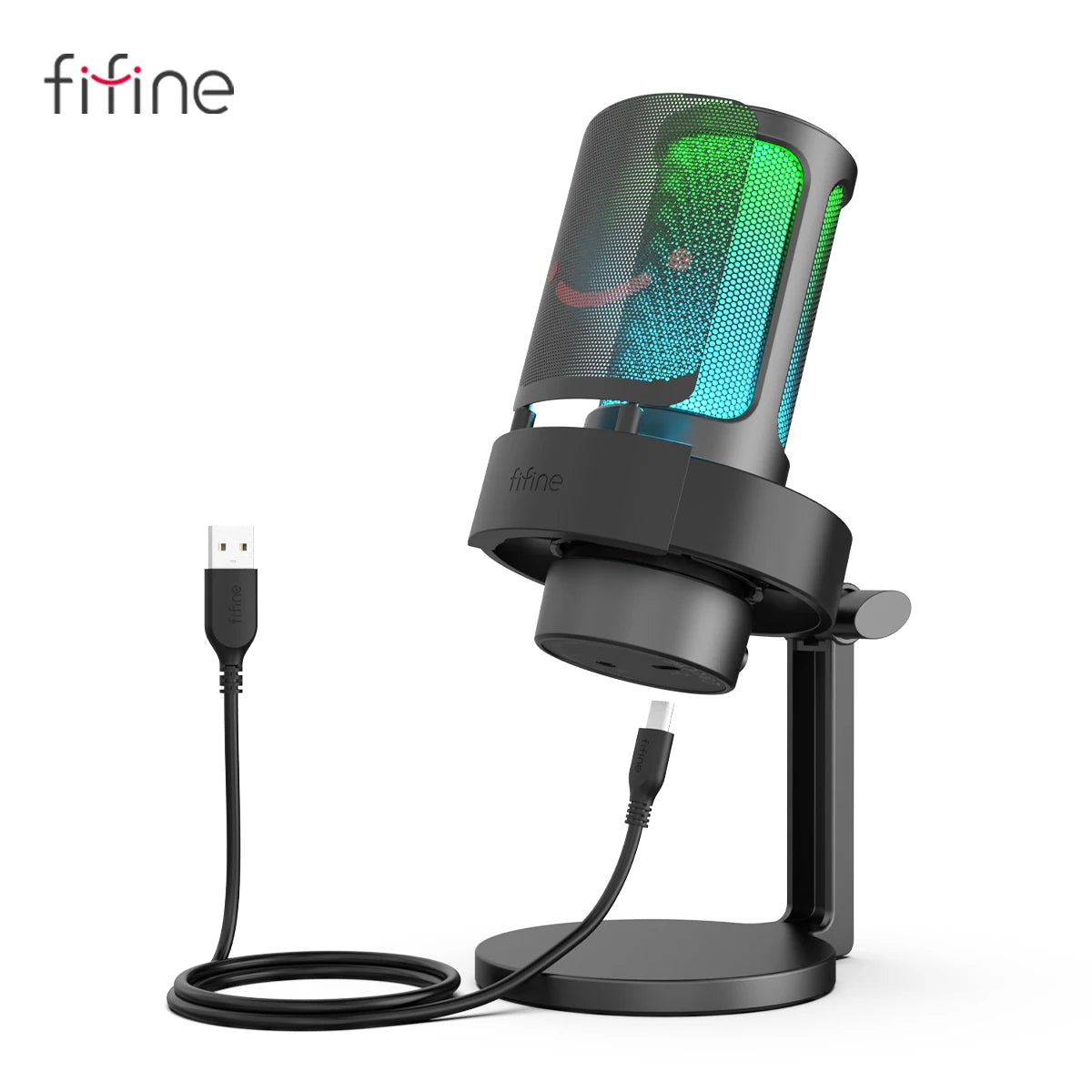 FIFINE USB Microphone For Recording And Streaming PC Mac