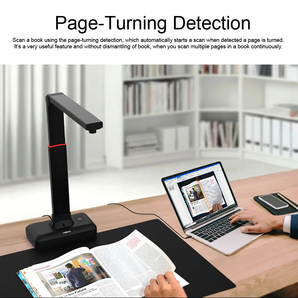 VIISAN S21 CaptureA2 27MP Document Scanner With OCR