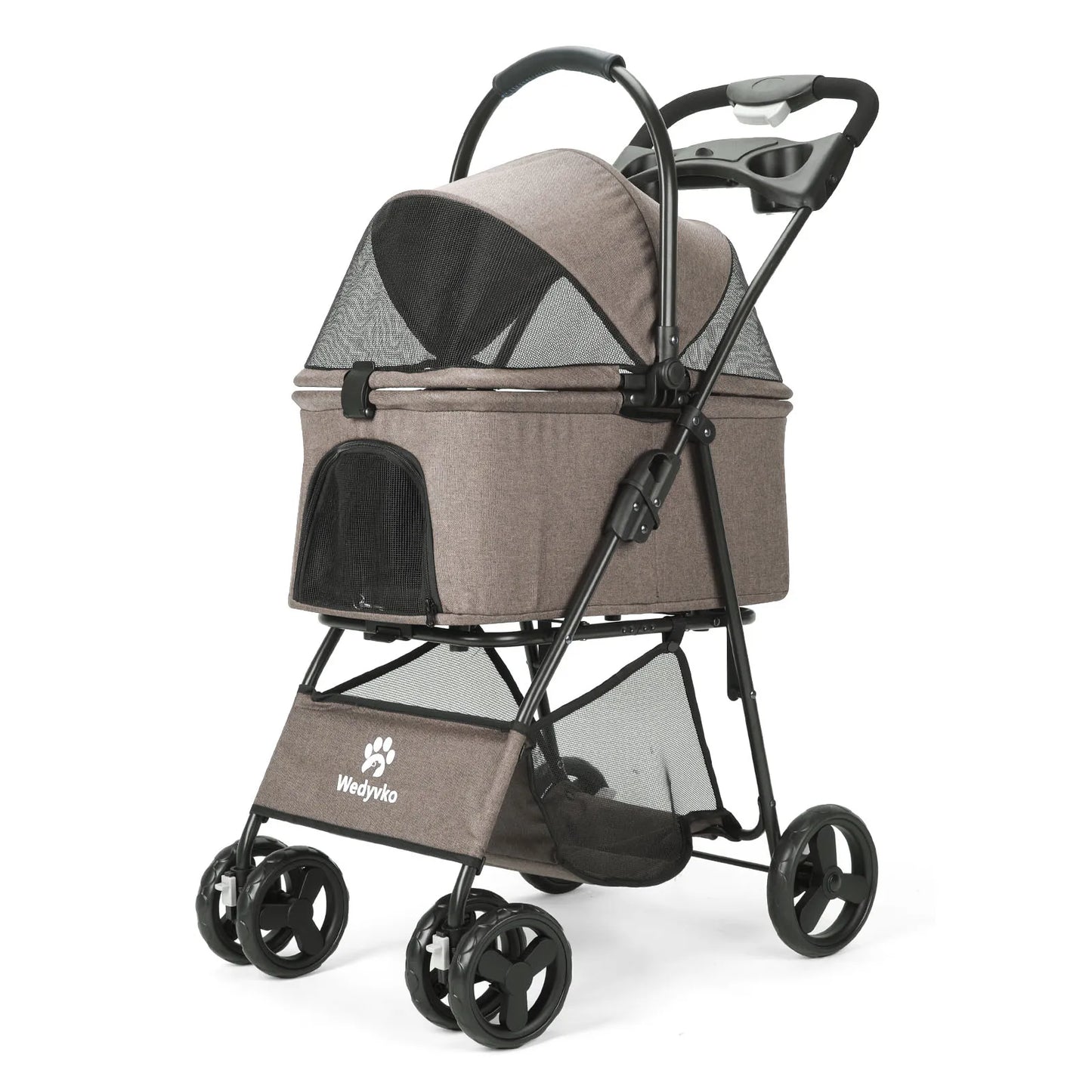 3 In 1 Pet Stroller With Carrier For Small-Medium Pets