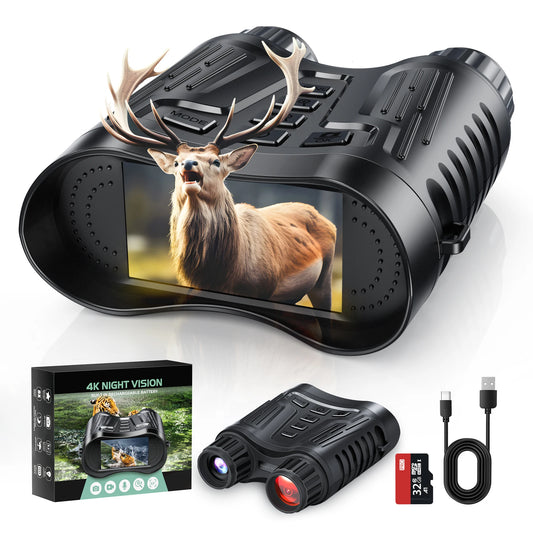 DIYIMIN Night Vision Binoculars With 8X Magnification And IR Illumination
