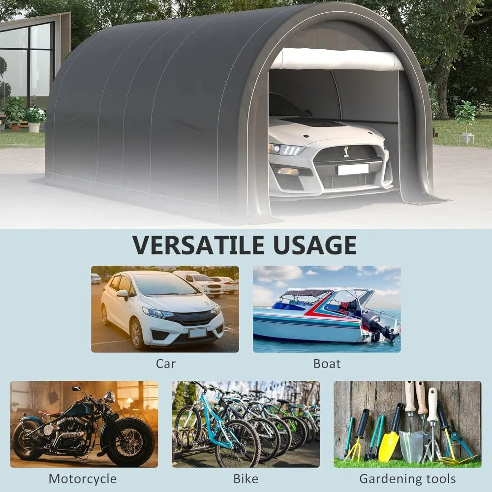 Heavy Duty Portable Garage Canopy For Car Truck Boat