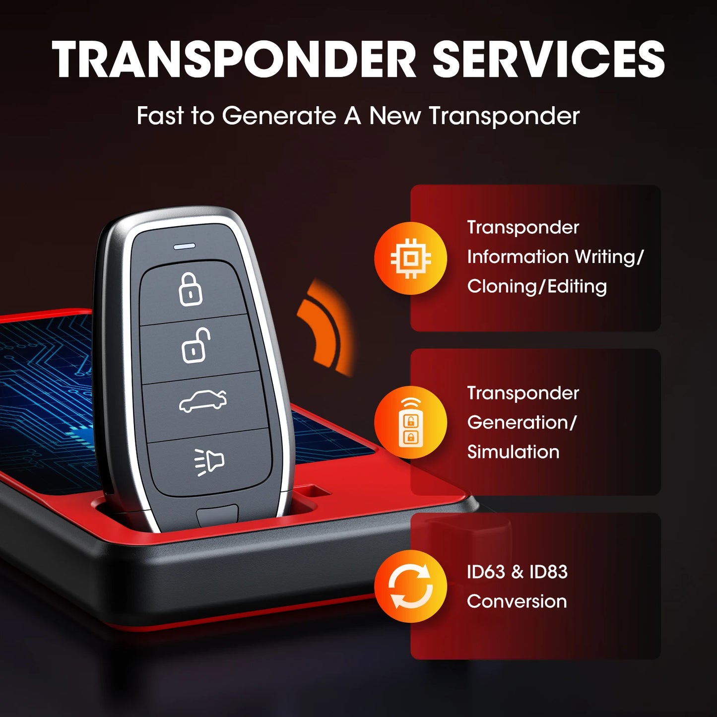 Autel MaxiIM KM100 Key Fob Programmer Immo Tool Kit