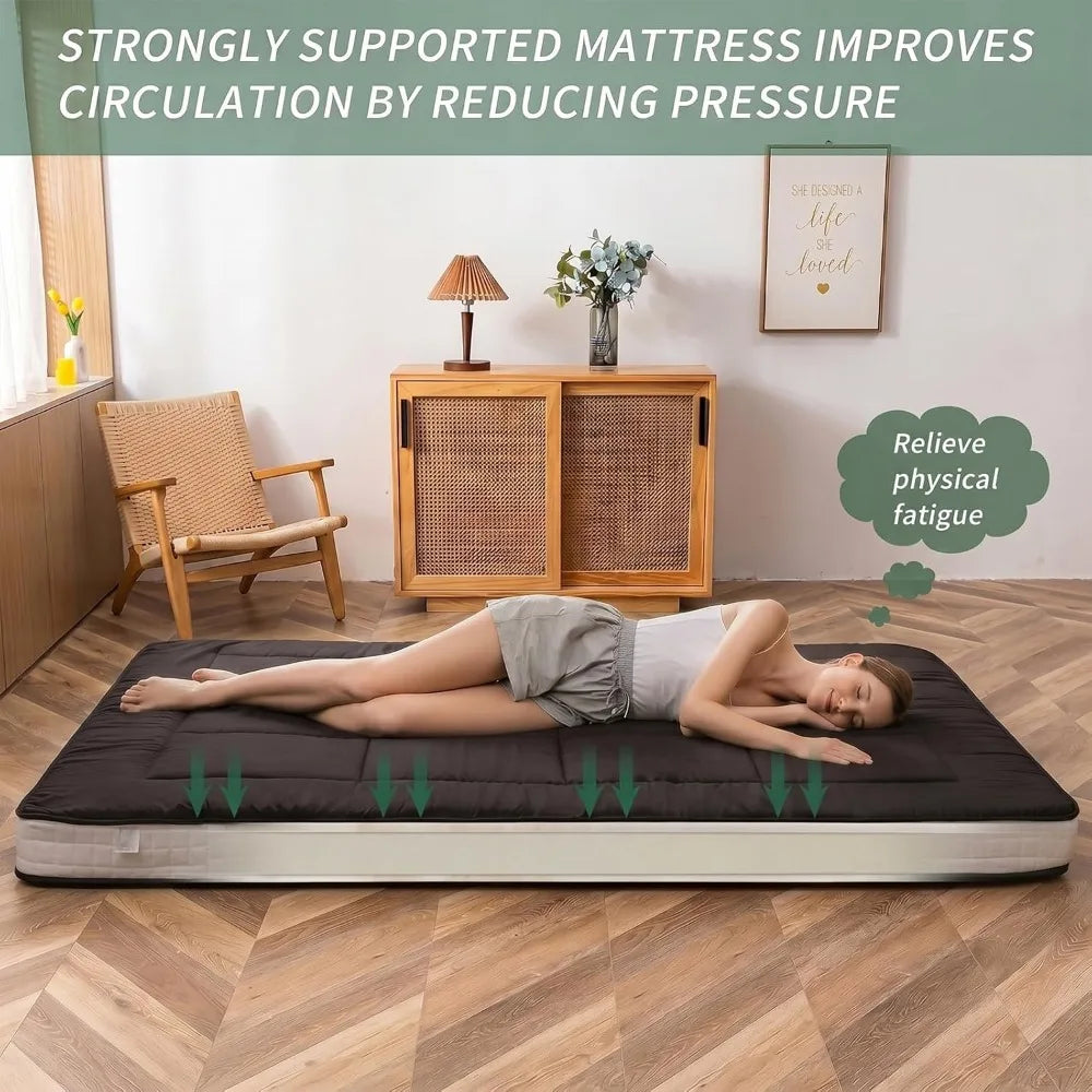 XIUWO Foldable Floor Futon Mattress For Adults And Kids