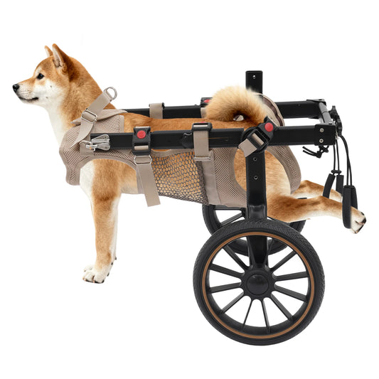 Bymaocar Aluminum Dog Wheelchair For Hind Legs Up To 65kg