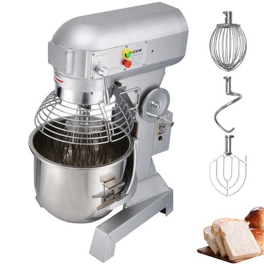 SucceBuy Professional Stainless Steel Commercial Mixer