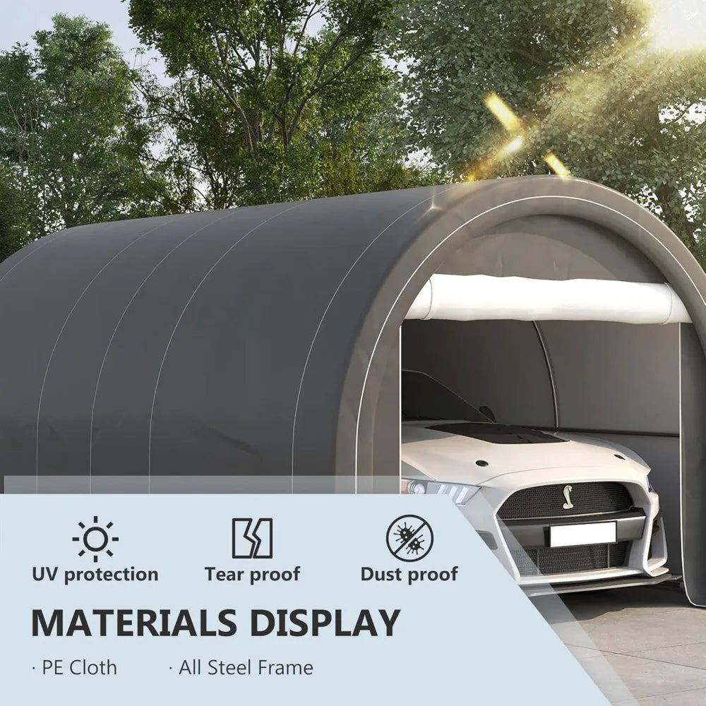 Heavy Duty Portable Garage Canopy For Car Truck Boat