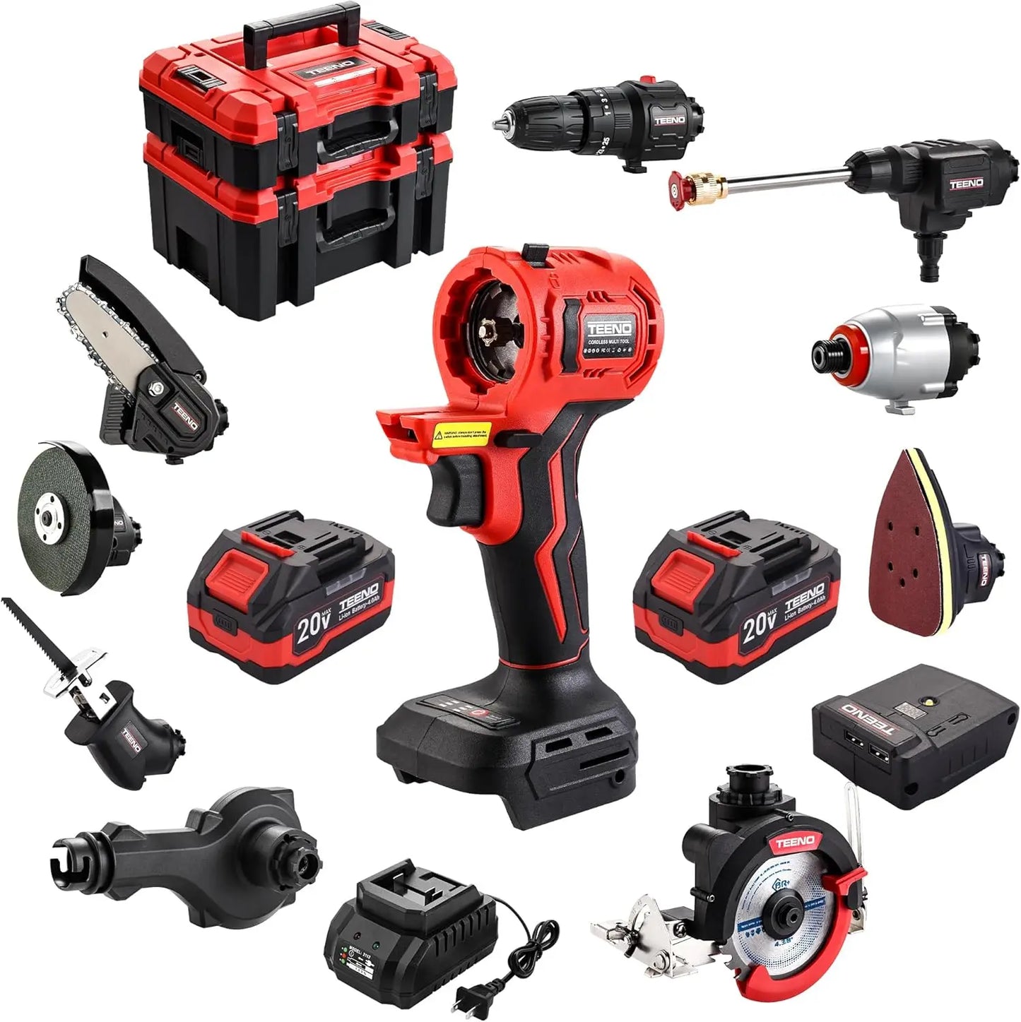 20V MAX 9-In-1 Cordless Multi-Tool Kit With 2 Batteries