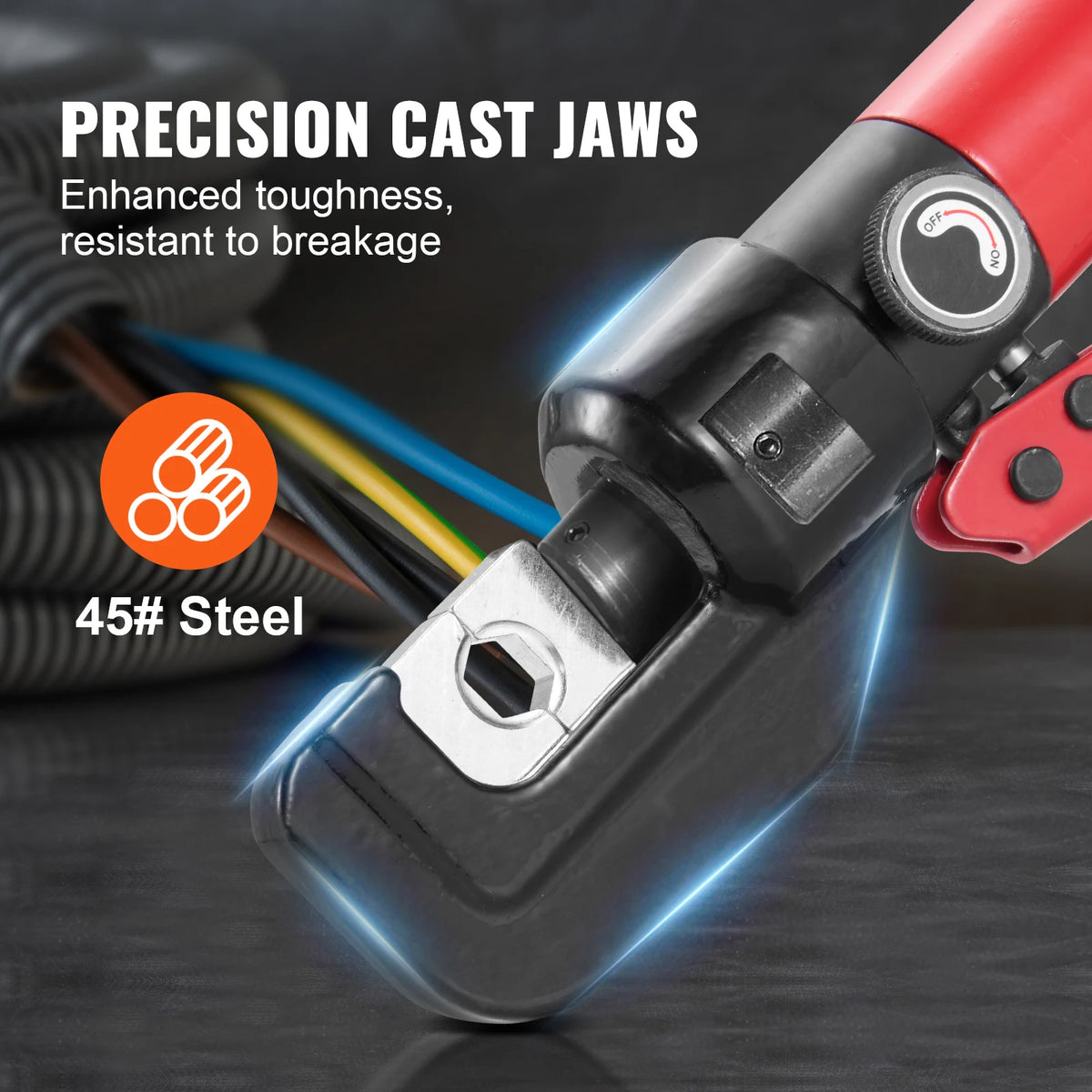 SucceBuy Hydraulic Crimping Tool For Copper And Aluminum Cable Lugs