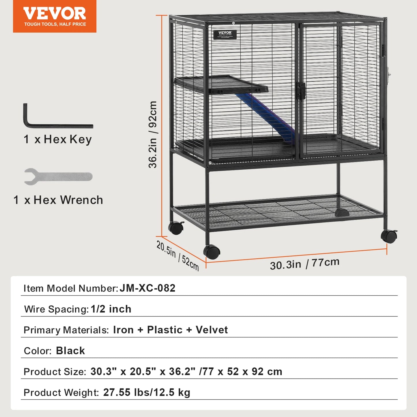SucceBuy Ferret Cage Metal Critter Nation Small Animal Cage