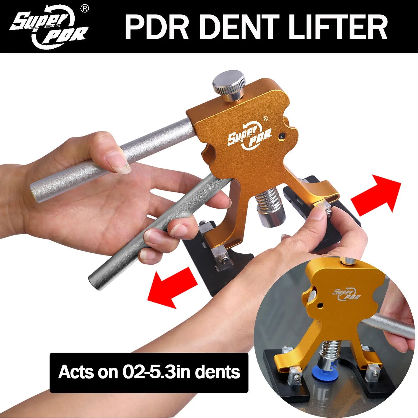 PDR Dent Removal Tool Kit For Car Repair And Lifter