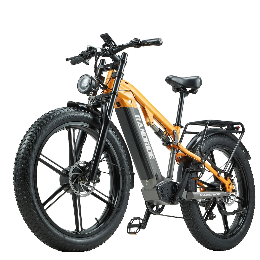 RANDRIDE Dual Motor Electric Mountain Bike With Hydraulic Brakes