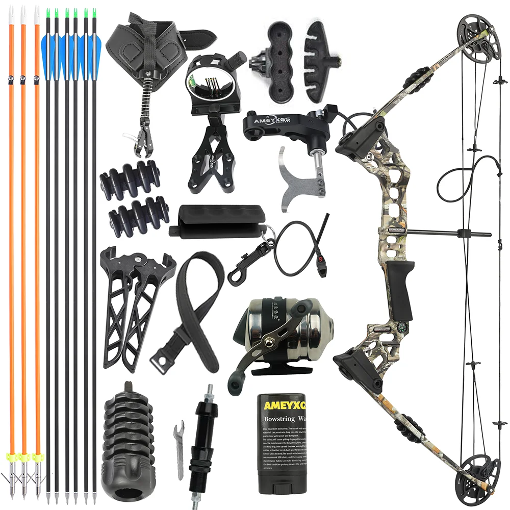 Adjustable Compound Bow For Hunting And Archery Target Shooting