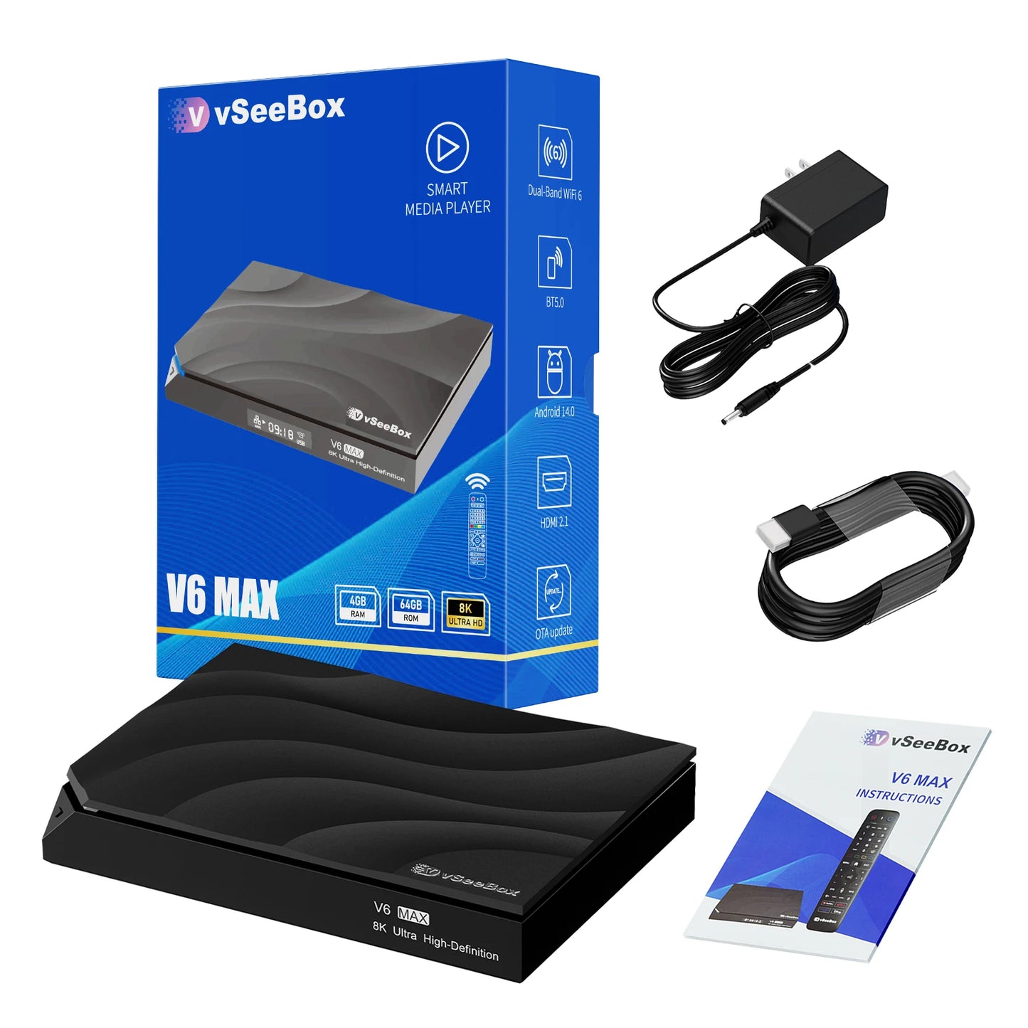 VseeCzydore V6 Max 8K Android TV Box With Voice Control