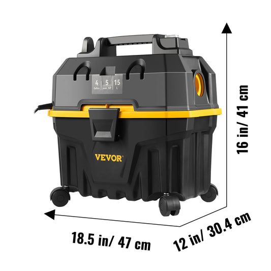 SucceBuy Portable Wet Dry Vacuum Cleaner For Car Home 1200W