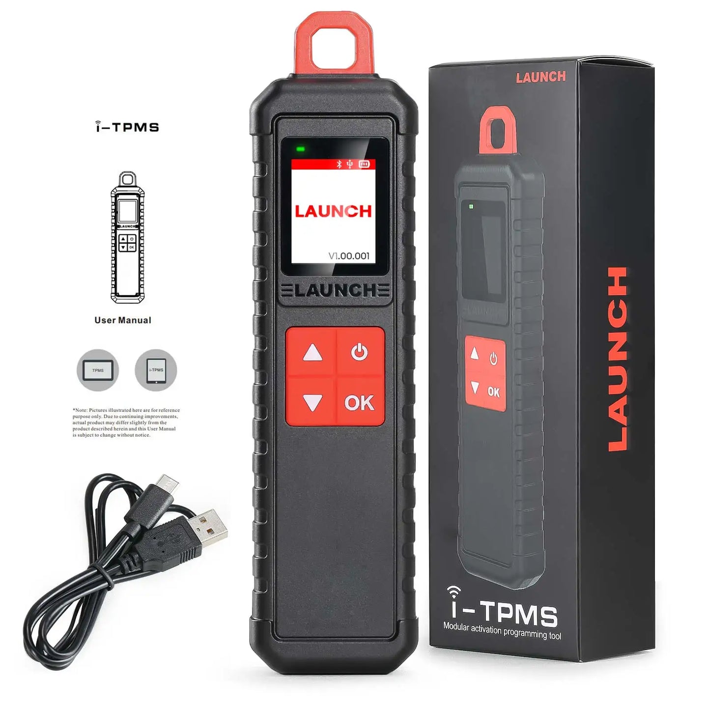 LAUNCH i-TPMS Handheld Service Tool For 315 433MHz Sensors App