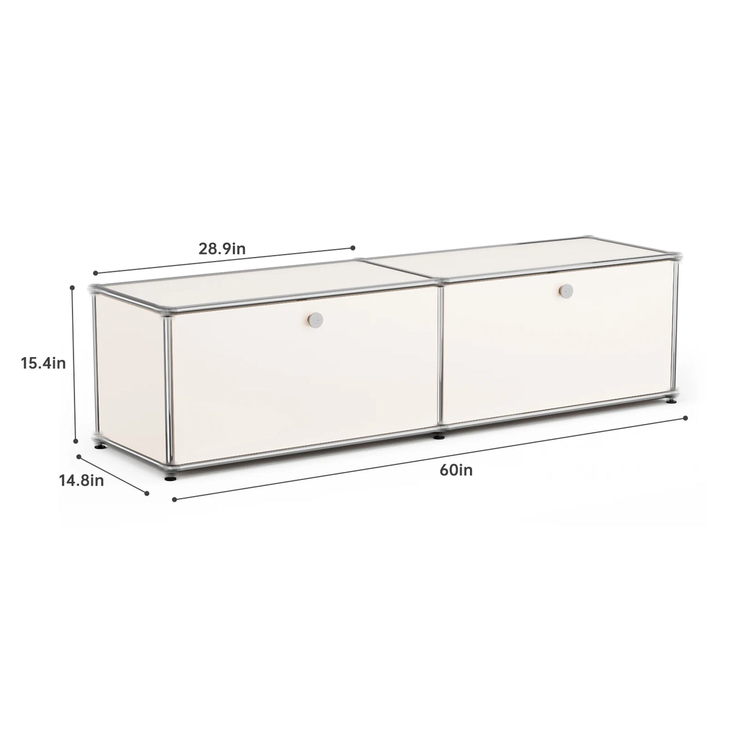 Stainless Steel Storage Cabinet Organizer TV Stand For Living Room