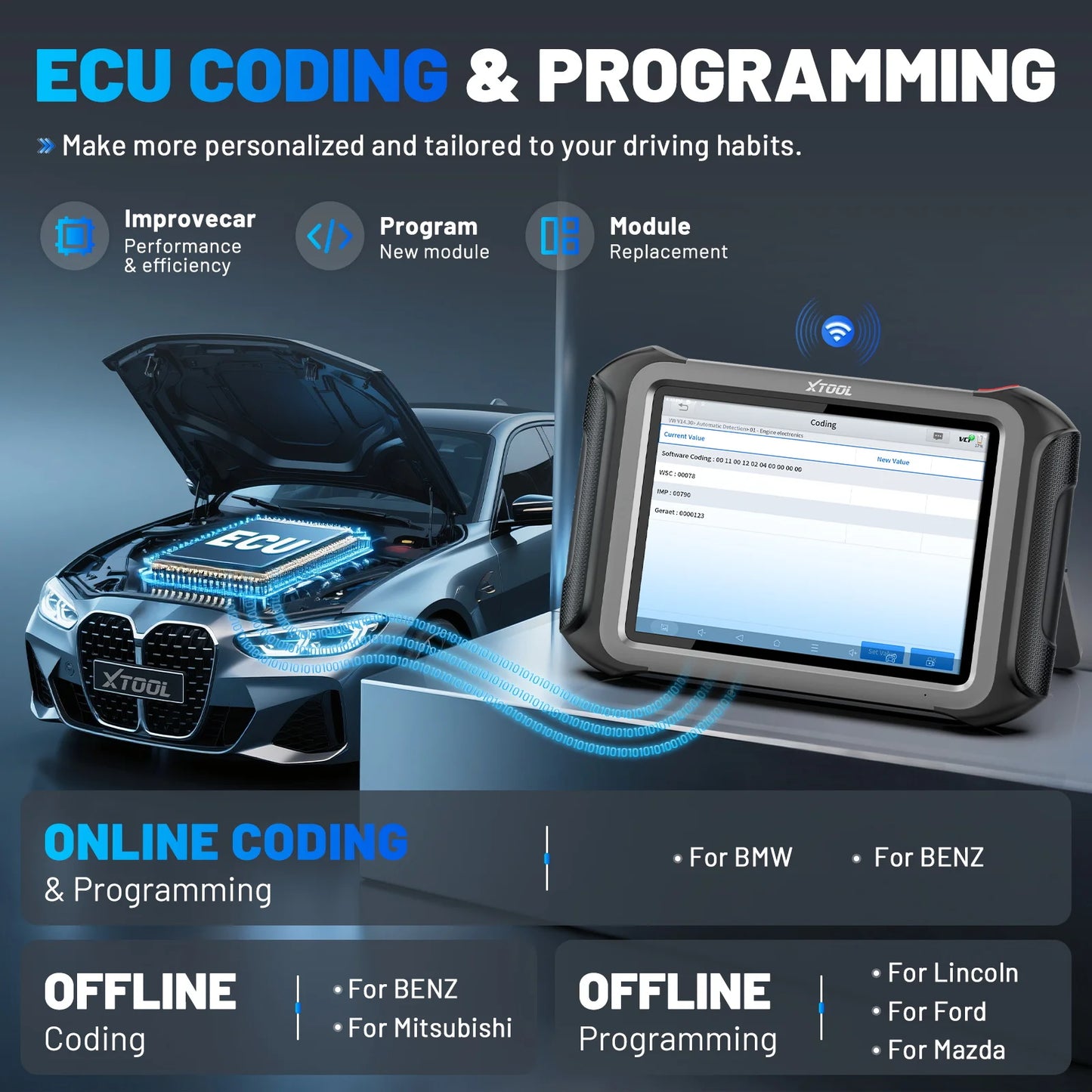 XTOOL D9S Pro All Systems Diagnostic Tool With Key Programming